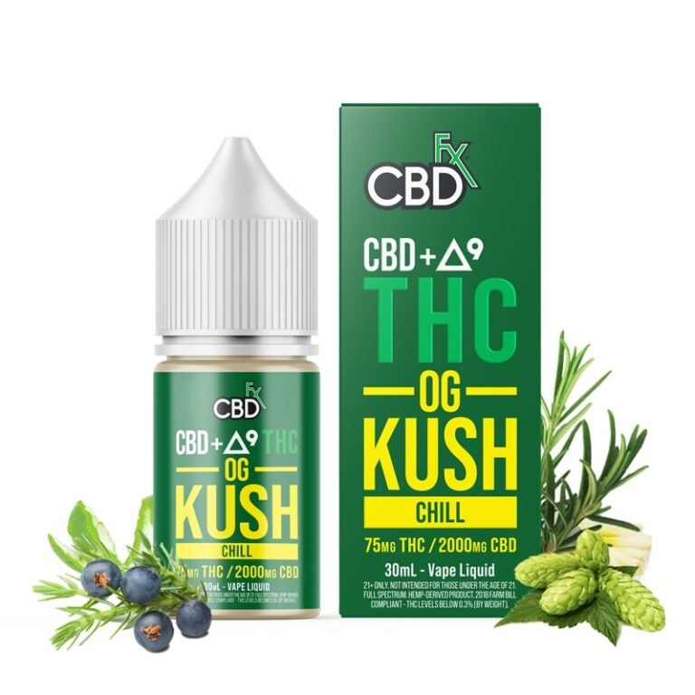 CBD Delta 9 THC Vape Juice OG Kush